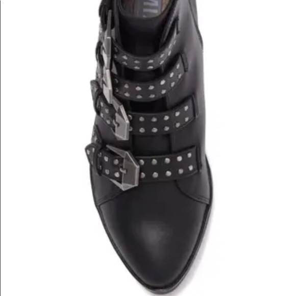 MIA Shyra Studded Buckle Strap Bootie - Picture 3 of 8